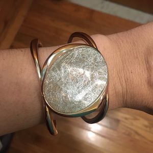 Halston Women's Stone, Cuff Bracelet
